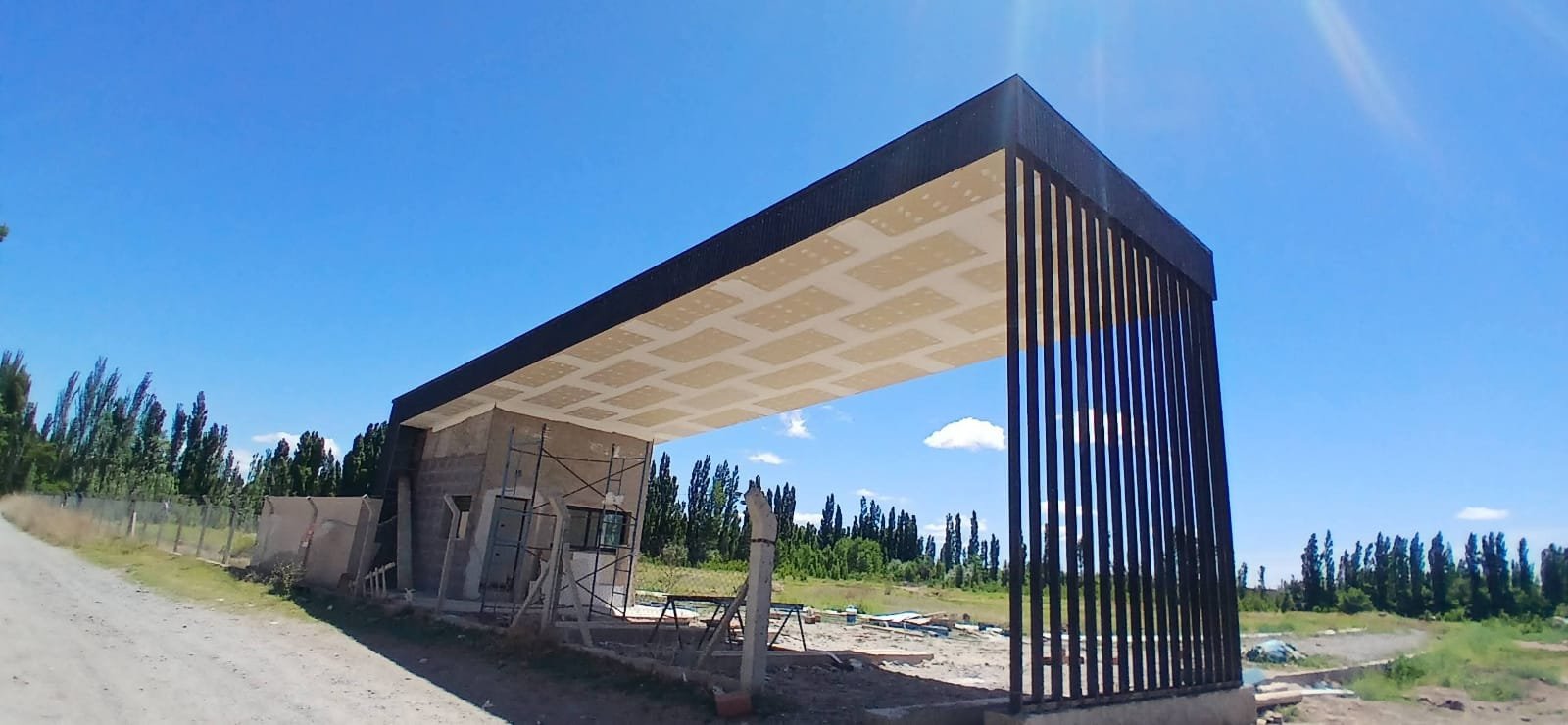 Vista panorámica de la obra